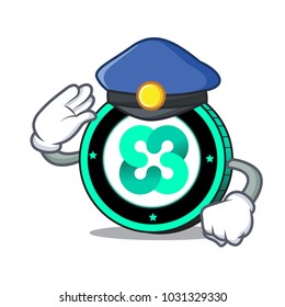 Police Ethos coin character cartoon