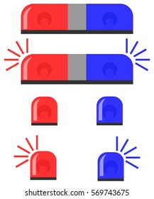 Police flashers set