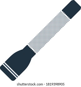 Police Flashlight Icon. Flat Color Design. Vector Illustration.