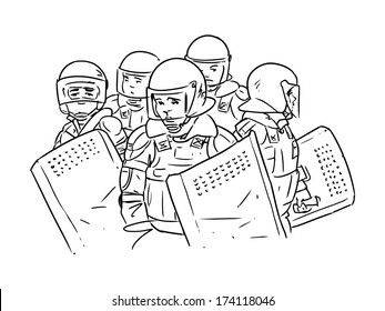 police forces illustration