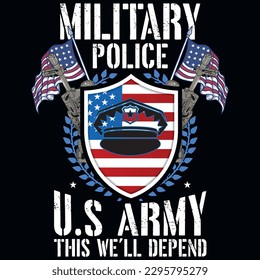Police graphics tshirt design vector design 