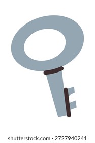 Elemento de diseño de llave de esposas de policía