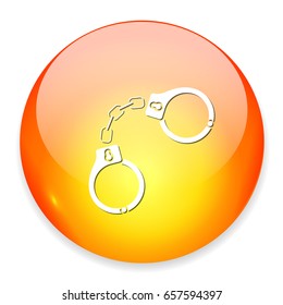 police handcuffs icon