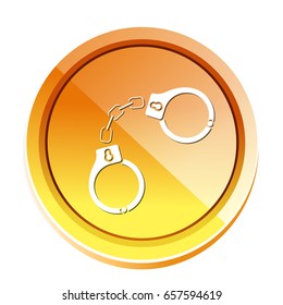 police handcuffs icon