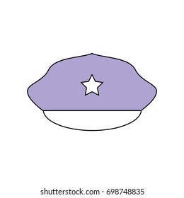 Police hat cartoon