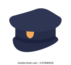 Police hat design, Workers occupation and job theme Vector illustration
