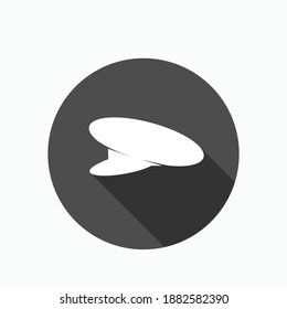 Police Hat Icon. Officer Headwear Symbol