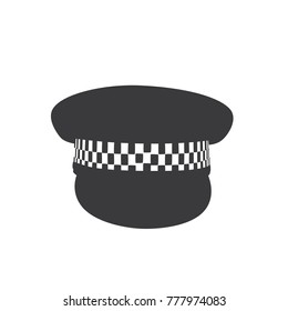 Police hat icon, vector illustration design. Police collection.