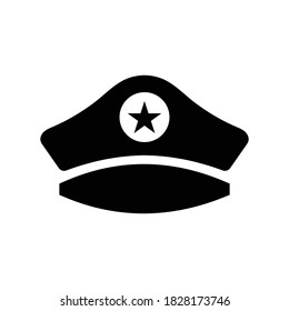 Police hat icon.cap,service (vector illustration)