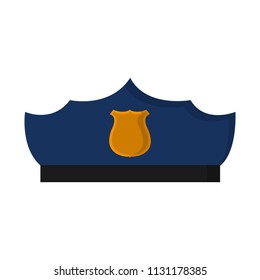 police hat officer style with emblem