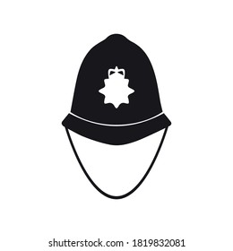 Police Helmet Simple Flat Vector Illustration Stock Vector (Royalty ...