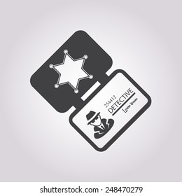 Police icon. 