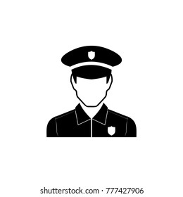 Police Icon. Characters of professions Icon. Premium quality graphic design. Signs, symbols collection, simple icon for websites, web design, mobile app on the white background