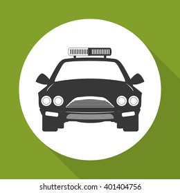 police icon design, vector illustration