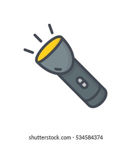 Police Icon flashlight