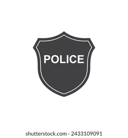 Icono de policía vector de diseño plano