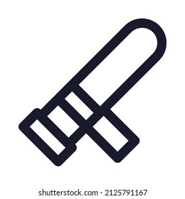 a police icon with flat style. suitable for crime design.