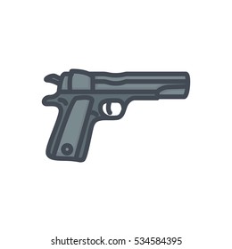 Police Icon gun
