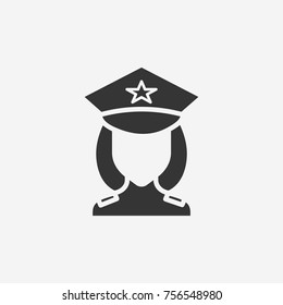 Police icon illustration isolated vector sign symbol
