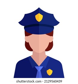 Police icon illustration. Police vector. Police avatar