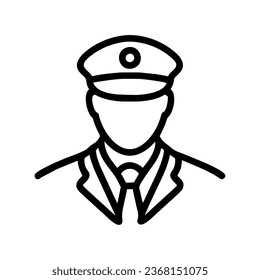 police icon illustration vector isolated