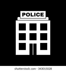 The police icon. Law and authority symbol. Flat Vector illustration