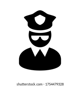 police icon or logo isolated sign symbol vector illustration - high quality black style vector icons
