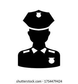 police icon or logo isolated sign symbol vector illustration - high quality black style vector icons