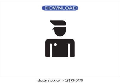 police icon or logo isolated sign symbol vector illustration - high quality black style vector icons.