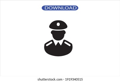 police icon or logo isolated sign symbol vector illustration - high quality black style vector icons.