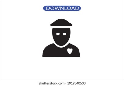 police icon or logo isolated sign symbol vector illustration - high quality black style vector icons.