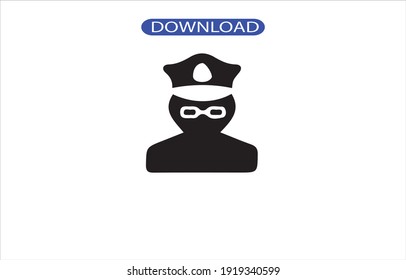 police icon or logo isolated sign symbol vector illustration - high quality black style vector icons.