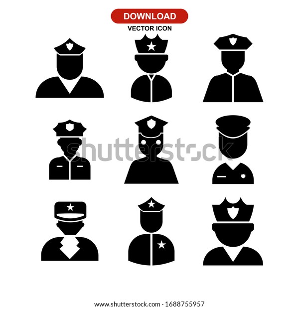 police icon or\
logo isolated sign symbol vector illustration - Collection of high\
quality black style vector\
icons\
