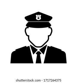 police icon on white background