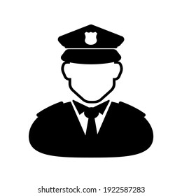 police icon on white background