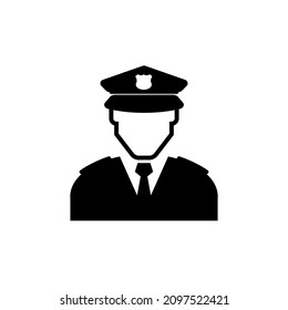police icon on white background