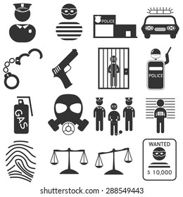 Police Icon Set