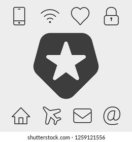 police icon vector