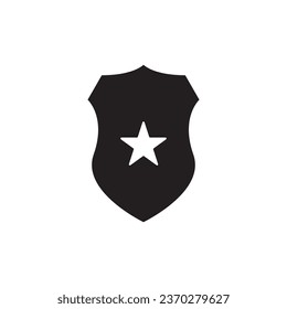 police icon vector template illustration logo design