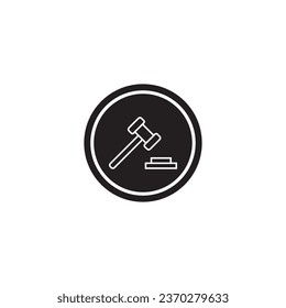 diseño del logotipo de la ilustración de la plantilla del vector de icono policial