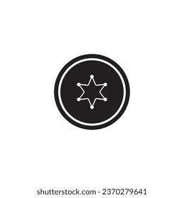 police icon vector template illustration logo design