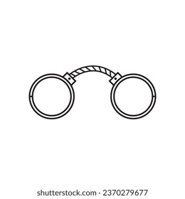 diseño del logotipo de la ilustración de la plantilla del vector de icono policial