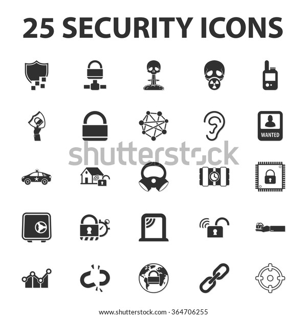 Police Icons Set.\

