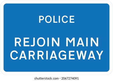 Police Incident Management, End Of Temporary Permission For Traffic To Use The Hard Shoulder, Road Signs In The United Kingdom