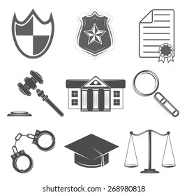 police and justice set