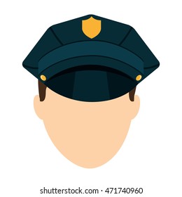 police law isolated icon vector illustration design