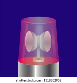 police light print