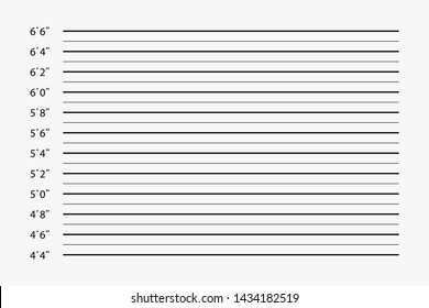 Police Line Up Background. Police Mug Shot Template. Stock Vector