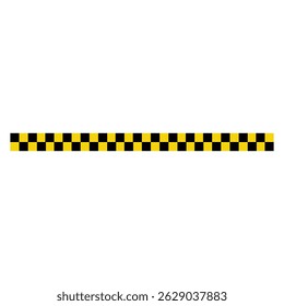 Police line ribbon tape vector design