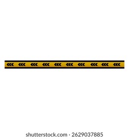 Police line ribbon tape vector design